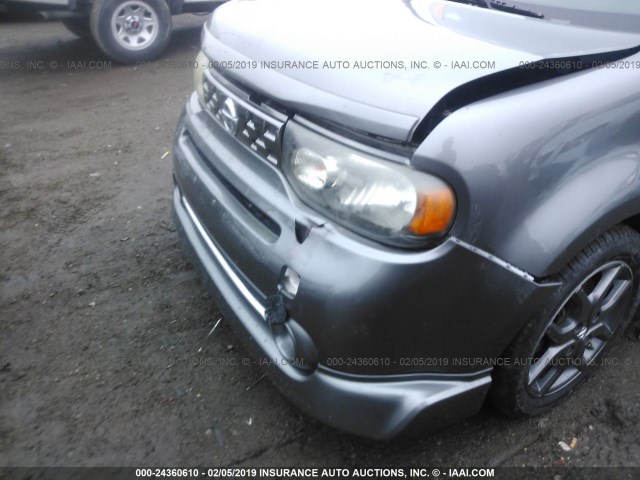 JN8AZ28RX9T120509 - 2009 NISSAN CUBE S/SL GRAY photo 6