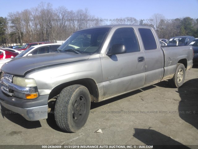 2GCEC19V721369172 - 2002 CHEVROLET SILVERADO C1500 TAN photo 2