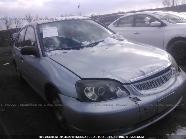 2HGES161X3H504529 - 2003 HONDA CIVIC DX SILVER photo 1