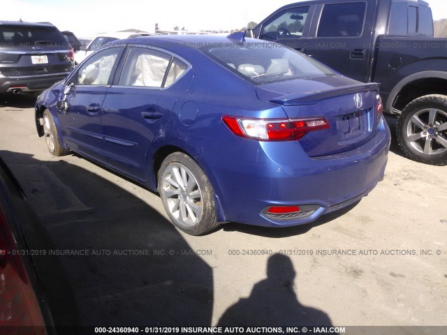 19UDE2F36HA004268 - 2017 ACURA ILX WATCH PLUS BLUE photo 3