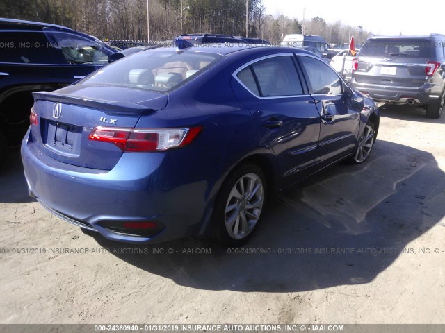 19UDE2F36HA004268 - 2017 ACURA ILX WATCH PLUS BLUE photo 4