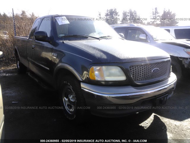 1FTRX17L11NA07438 - 2001 FORD F150 GREEN photo 1