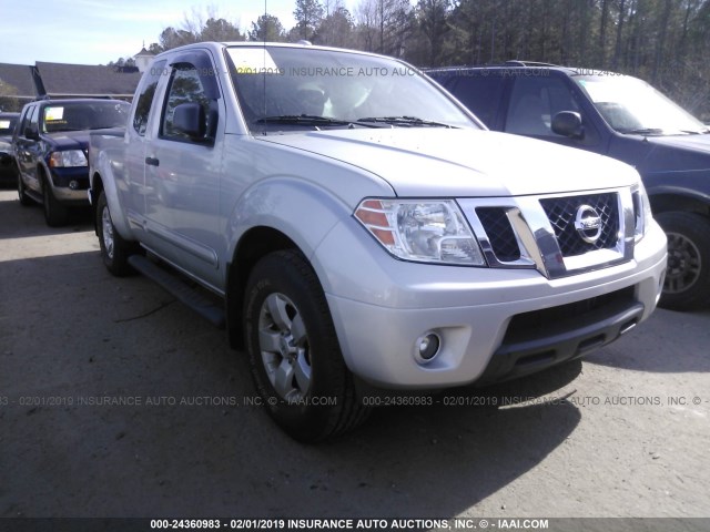 1N6BD0CT3DN739288 - 2013 NISSAN FRONTIER S/SV SILVER photo 1