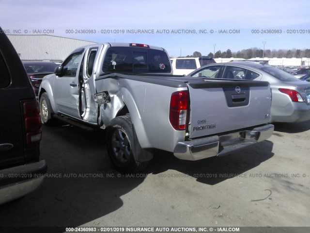 1N6BD0CT3DN739288 - 2013 NISSAN FRONTIER S/SV SILVER photo 3