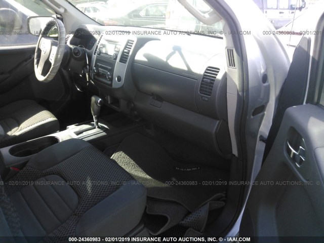 1N6BD0CT3DN739288 - 2013 NISSAN FRONTIER S/SV SILVER photo 5