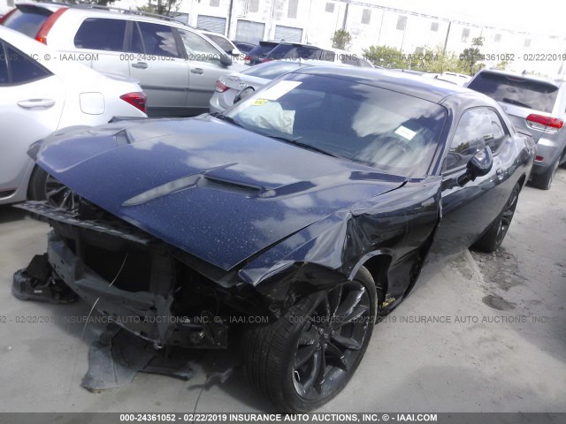 2C3CDZAG5HH522460 - 2017 DODGE CHALLENGER SXT BLACK photo 2