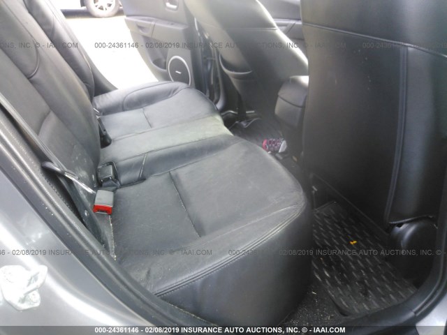 JM1BK324461508916 - 2006 MAZDA 3 S GRAY photo 8