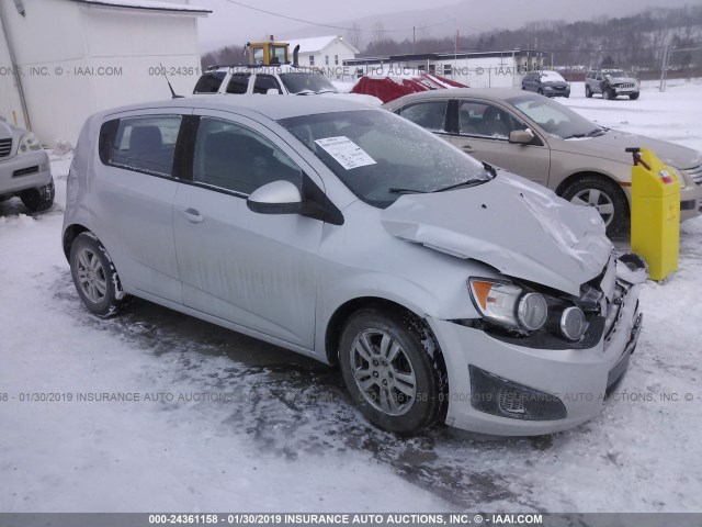 1G1JA6SH4C4100180 - 2012 CHEVROLET SONIC LS 银色 照片 1