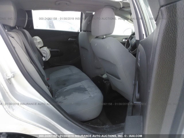 1G1JA6SH4C4100180 - 2012 CHEVROLET SONIC LS 银色 照片 8