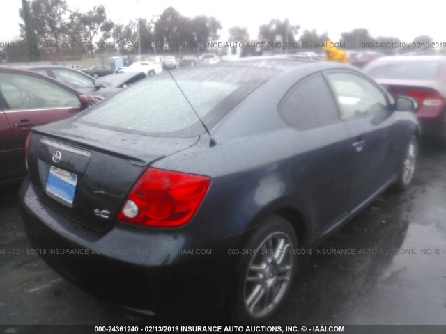 JTKDE177570159014 - 2007 TOYOTA SCION TC 灰色 照片 4