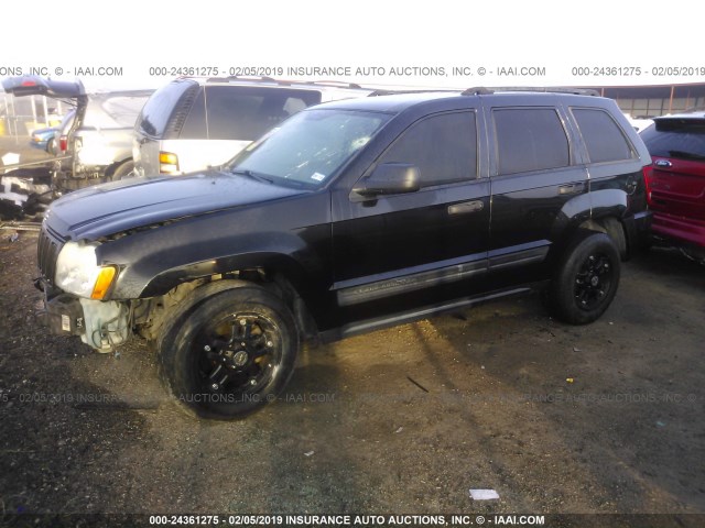 1J4GS48K75C506995 - 2005 JEEP GRAND CHEROKEE LAREDO/COLUMBIA/FREEDOM 黑色 照片 2