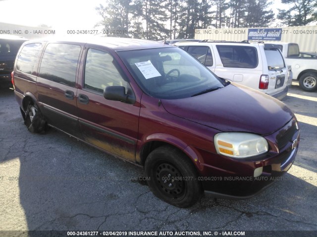 1GNDV03LX5D181124 - 2005 CHEVROLET UPLANDER BURGUNDY photo 1