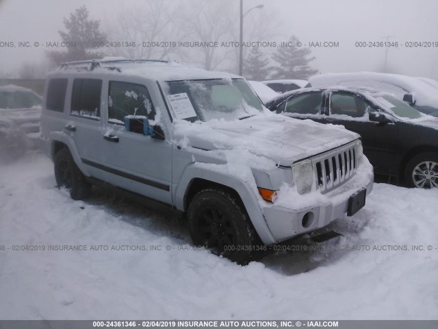 1J8HG48N46C127338 - 2006 JEEP COMMANDER Gümüş foto 1