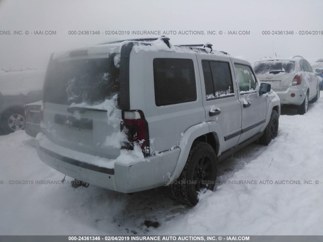 1J8HG48N46C127338 - 2006 JEEP COMMANDER Gümüş foto 4