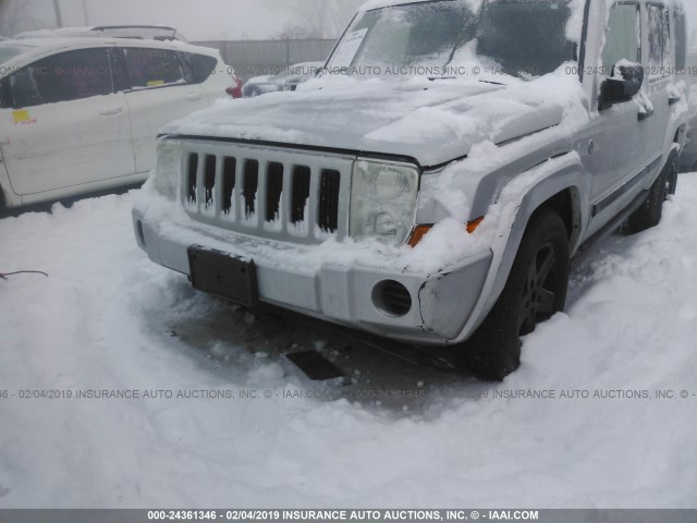 1J8HG48N46C127338 - 2006 JEEP COMMANDER Gümüş foto 6