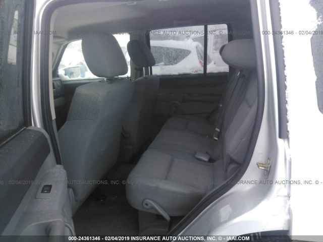 1J8HG48N46C127338 - 2006 JEEP COMMANDER Gümüş foto 8