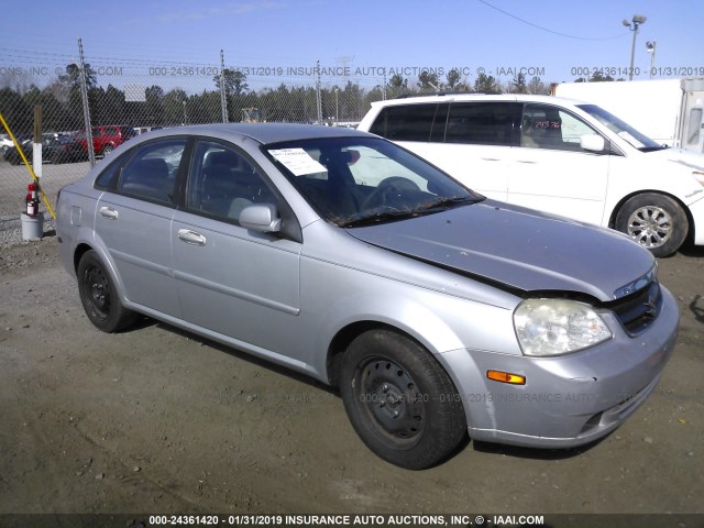 KL5JD56Z37K709232 - 2007 SUZUKI FORENZA CONVENIENCE/POPULAR SILVER photo 1