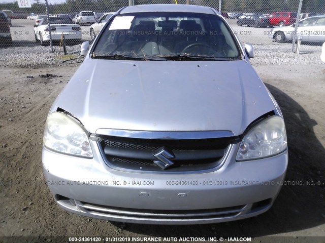 KL5JD56Z37K709232 - 2007 SUZUKI FORENZA CONVENIENCE/POPULAR SILVER photo 6