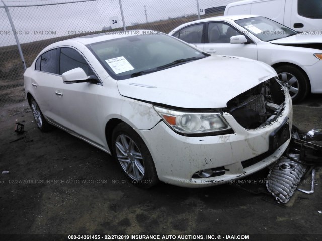 1G4GE5GV7AF197435 - 2010 BUICK LACROSSE CXS WHITE photo 1