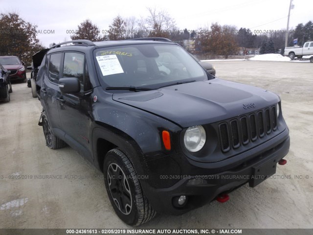 ZACCJBCT0FPB72216 - 2015 JEEP RENEGADE TRAILHAWK BLACK photo 1