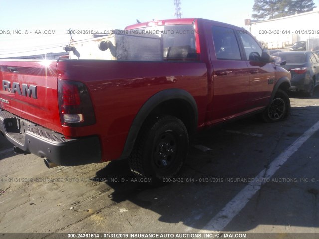 1C6RR6YT3GS148616 - 2016 RAM 1500 REBEL წითელი ფოტო 4