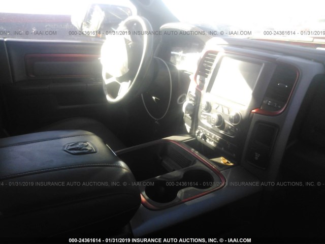 1C6RR6YT3GS148616 - 2016 RAM 1500 REBEL წითელი ფოტო 5