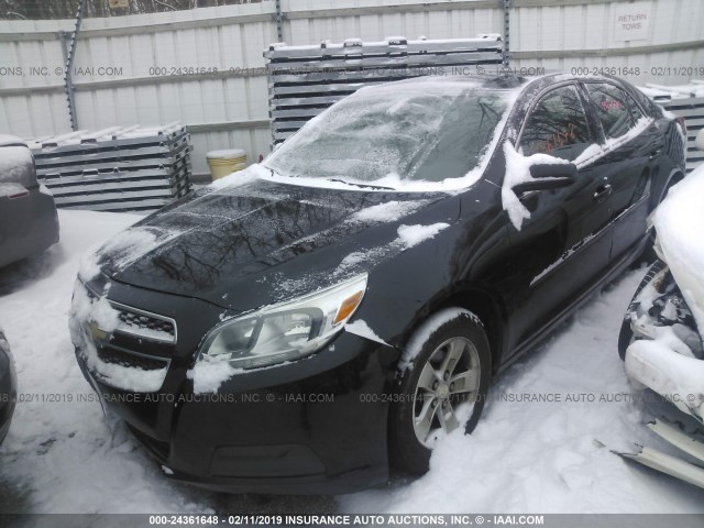 1G11B5SA1DF319002 - 2013 CHEVROLET MALIBU LS GRAY photo 2