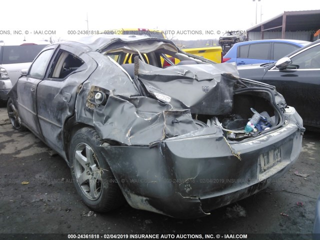 2B3CA3CV3AH168930 - 2010 DODGE CHARGER SXT ნაცრისფერი ფოტო 3
