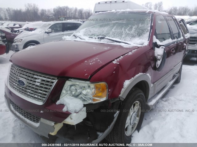 1FMPU17L04LB52658 - 2004 FORD EXPEDITION EDDIE BAUER RED photo 2