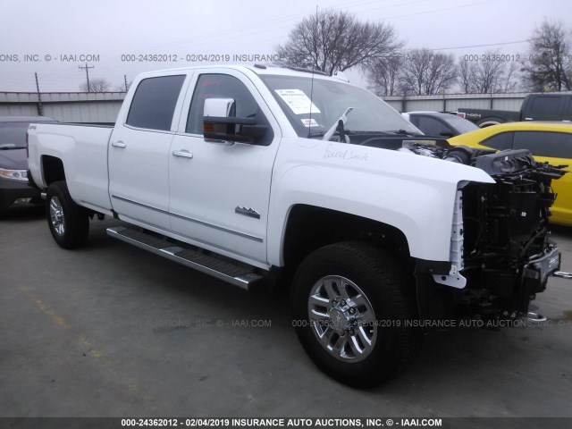 1GC4KYEY5KF162487 - 2019 CHEVROLET SILVERADO K3500 HIGH COUNTRY WHITE photo 1