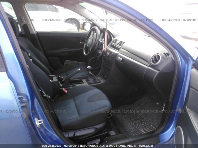 JM1BK123651246391 - 2005 MAZDA 3 S BLUE photo 5