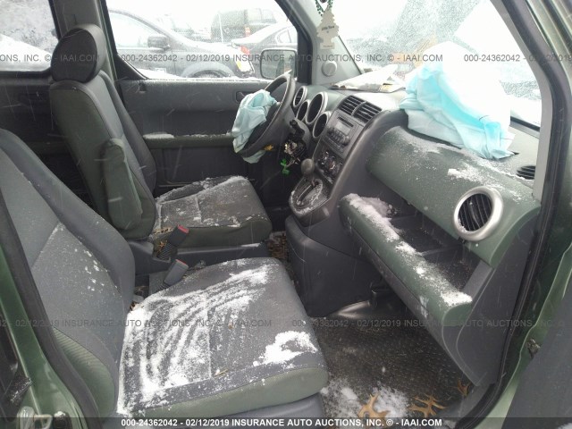 5J6YH28553L006994 - 2003 HONDA ELEMENT EX GREEN photo 5