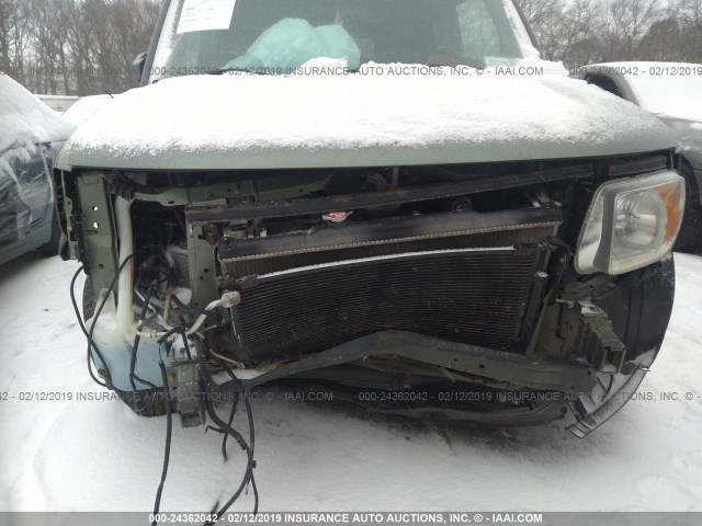 5J6YH28553L006994 - 2003 HONDA ELEMENT EX GREEN photo 6