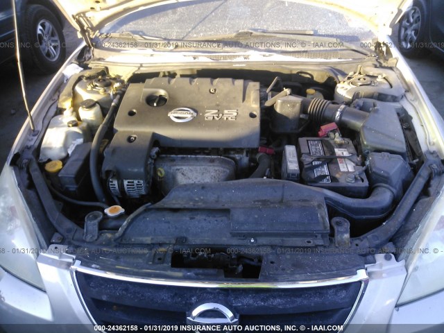 1N4AL11D82C235482 - 2002 NISSAN ALTIMA S/SL SILVER photo 10