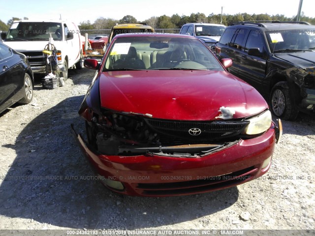 2T1CF22P6YC358349 - 2000 TOYOTA CAMRY SOLARA SE/SLE RED photo 6