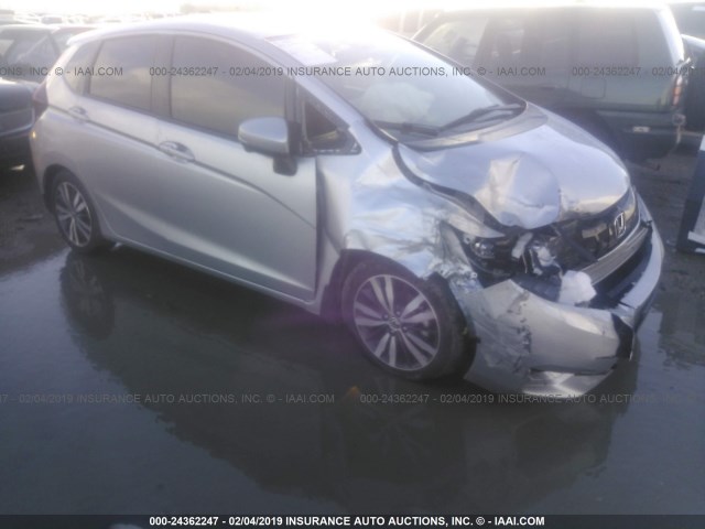 JHMGK5H85GS009614 - 2016 HONDA FIT EX/EXL SILVER photo 1