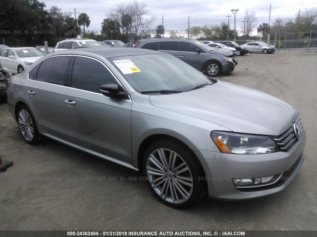 1VWBS7A3XEC107743 - 2014 VOLKSWAGEN PASSAT SE SILVER photo 1