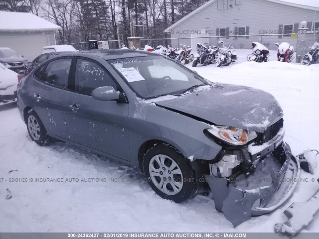 KMHDU46D39U800039 - 2009 HYUNDAI ELANTRA GLS/SE GRAY photo 1