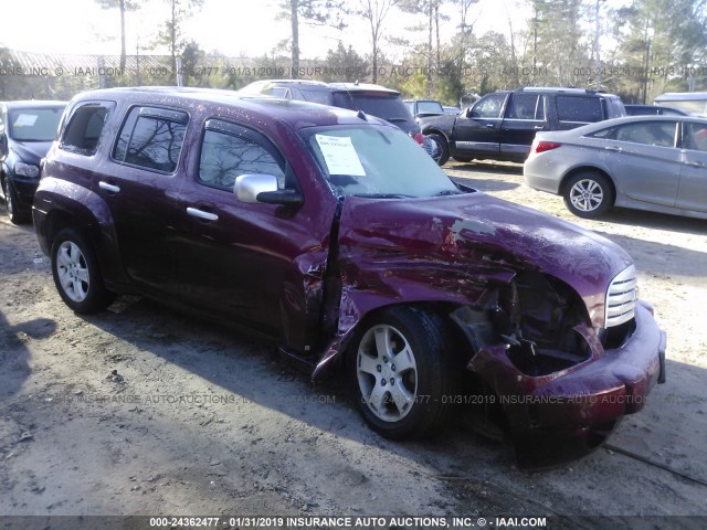 3GNDA23DX7S539017 - 2007 CHEVROLET HHR LT BURGUNDY photo 1