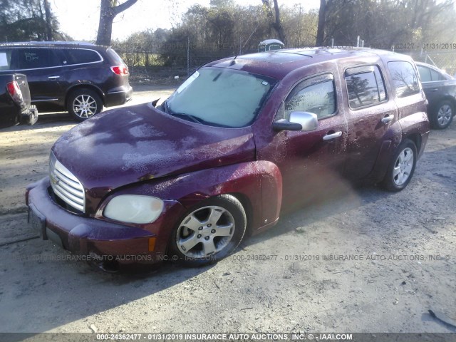 3GNDA23DX7S539017 - 2007 CHEVROLET HHR LT BURGUNDY photo 2