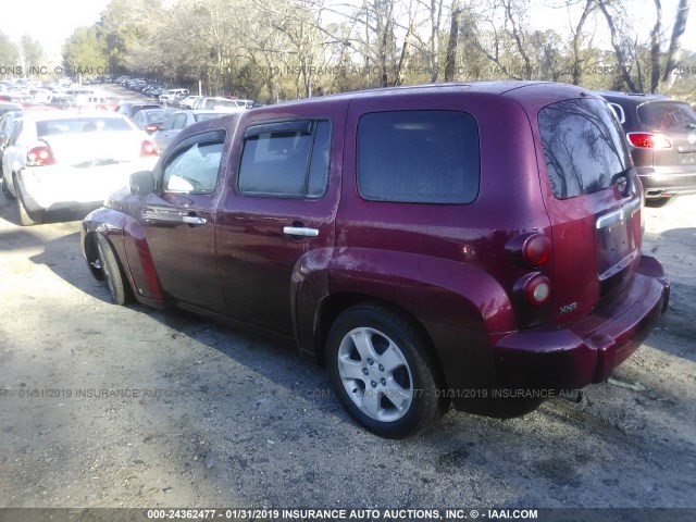 3GNDA23DX7S539017 - 2007 CHEVROLET HHR LT BURGUNDY photo 3