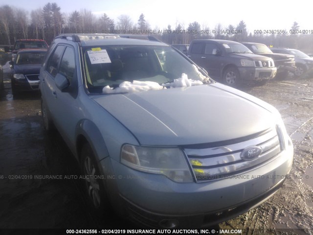 1FMDK02W78GA09290 - 2008 FORD TAURUS X SEL Light Blue photo 6