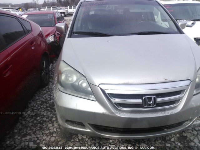 5FNRL38786B048180 - 2006 HONDA ODYSSEY EXL BEIGE photo 1