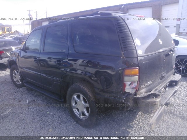 1GKEK63U52J210354 - 2002 GMC DENALI BLACK photo 3