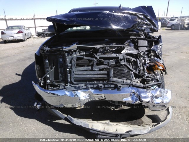 1GCRCREC0JZ133618 - 2018 CHEVROLET SILVERADO C1500 LT BLACK photo 6