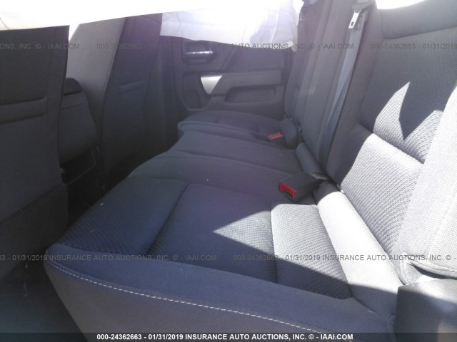 1GCRCREC0JZ133618 - 2018 CHEVROLET SILVERADO C1500 LT BLACK photo 8