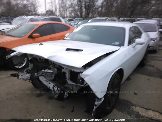 2C3CDZAG0FH816314 - 2015 DODGE CHALLENGER SXT WHITE photo 2