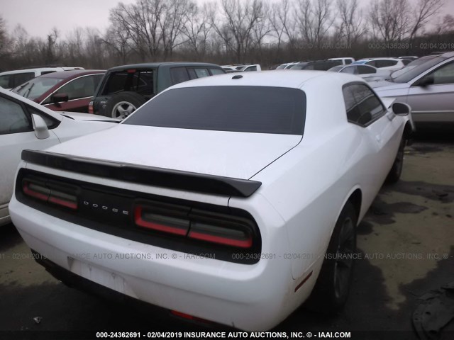 2C3CDZAG0FH816314 - 2015 DODGE CHALLENGER SXT WHITE photo 4