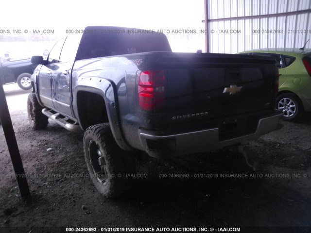 3GCUKSEC0EG564860 - 2014 CHEVROLET SILVERADO K1500 LTZ GREEN photo 3