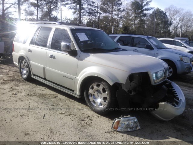 5LMFU27535LJ04783 - 2005 LINCOLN NAVIGATOR WHITE photo 1